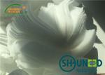 Ladies Wear Sleeve Head Roll Felt Fabric White Color For Apparel Industry