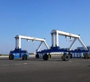 Wholesale Asymmetric Design Mobile Bridge Crane Extra Wide 80t from china suppliers