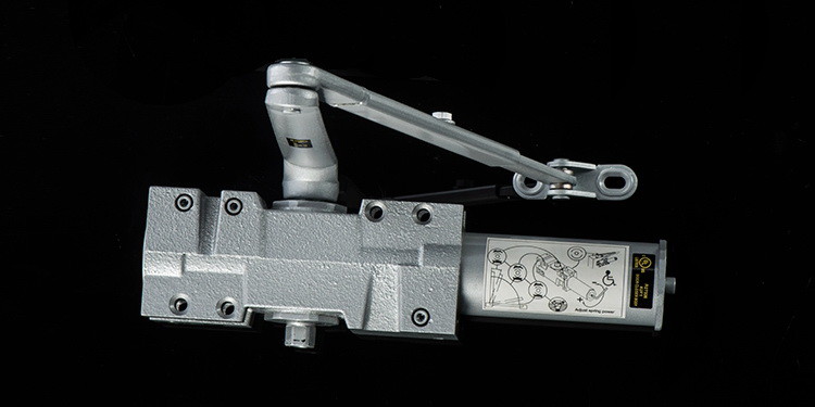 Extra Heavy Duty Hydraulic Door Closer D9016T Streamlined Design Forged Steel Arm