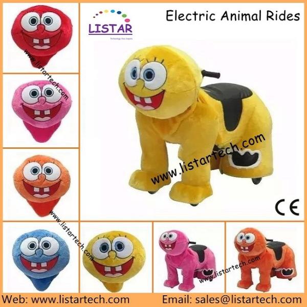 Plush Electric Animal Bike Ride on Toys Adults Racing Go Kart for Sale, Ride