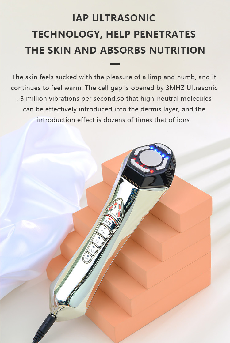 Ultrasonic RF DC12V Face Beauty Device Skin Tightening 12W