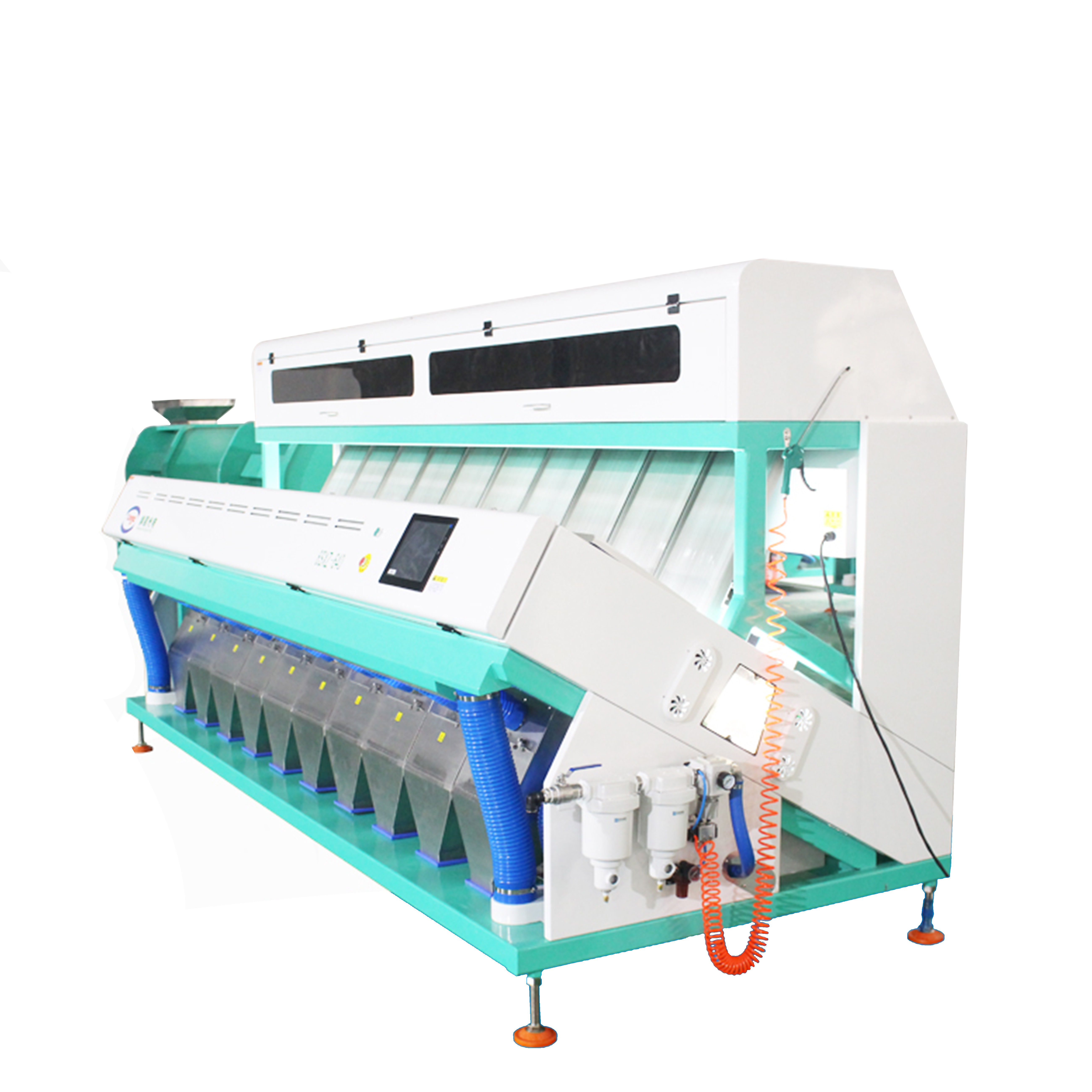 Intelligent 10 Chutes Bean Color Sorter Machine Japan Toshiba CCD Sensor