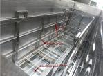 Stainless steel large industrial ultrasonic tank of marine parts and boat