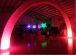 Decorative Inflatable Advertising Products , LED Light Inflatable Rainbow Arch