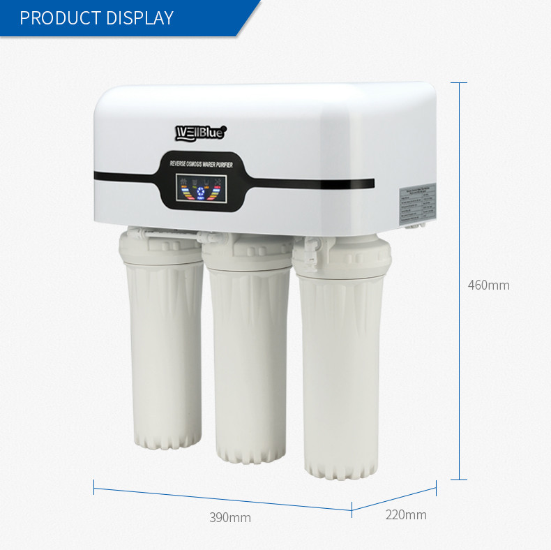 Under Sink 3.2G Reverse Osmosis Water Purifier For Home Use Water Treatment