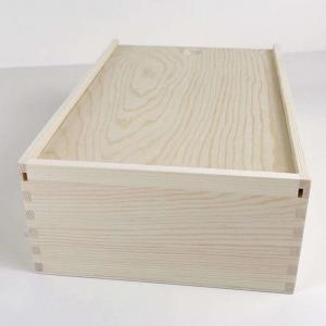 Wholesale CARB Customized  Unfinished Wooden Craft Boxes Bulk Timber Wooden Box from china suppliers