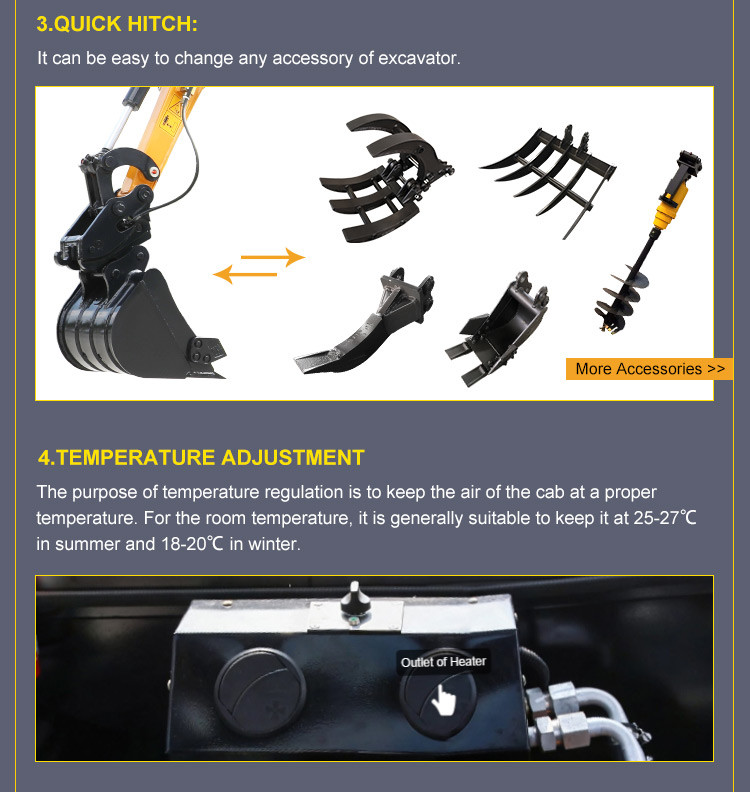 2T Tailless Rotation Mini Crawler Excavator With Japan Engine Crawler Mini Hydraulic Excavator Boom SEngine Easy Operate
