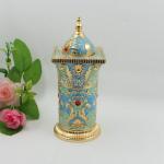 Shinny Gifts Golden Finish Enamel Metal Toothpick Holder with Bottle Opener