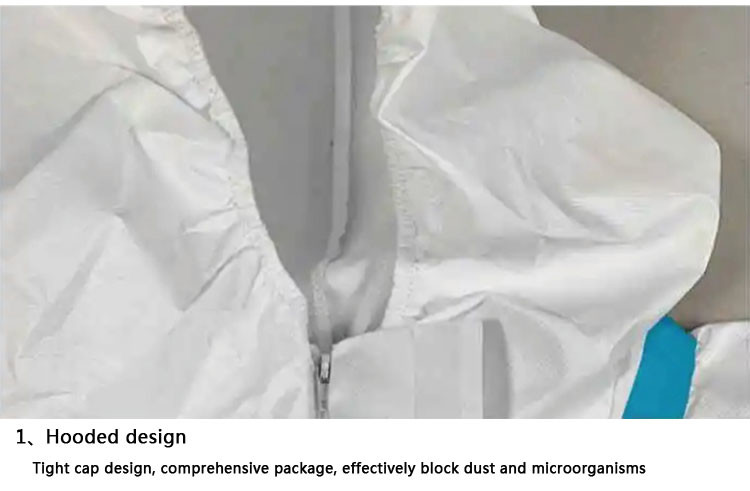 Surgical Disposable Protective Gown Non Woven Fabric PE Breathable Film soft