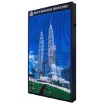 LED Display Advertising Sign Mounted on Municipal Rodeside City Street Light