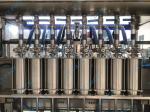 600ML Ss 316 Edible Oil Bottle Packing Machine , Viscosity 6 Head Liquid Filling