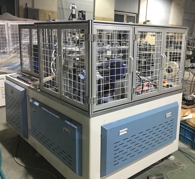 One Time 180-400gsm Paper Bowl Cup Lid Machine For Folding