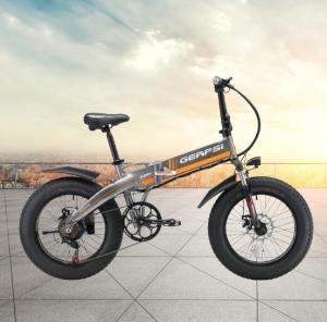 Wholesale Aluminum 350W 36V 20 Inch Fat Tyre Folding Electric Bike from china suppliers