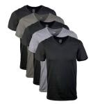 Customized Blank V Neck Bamboo T Shirt XXS - XXXL Size Anti Wrinkle