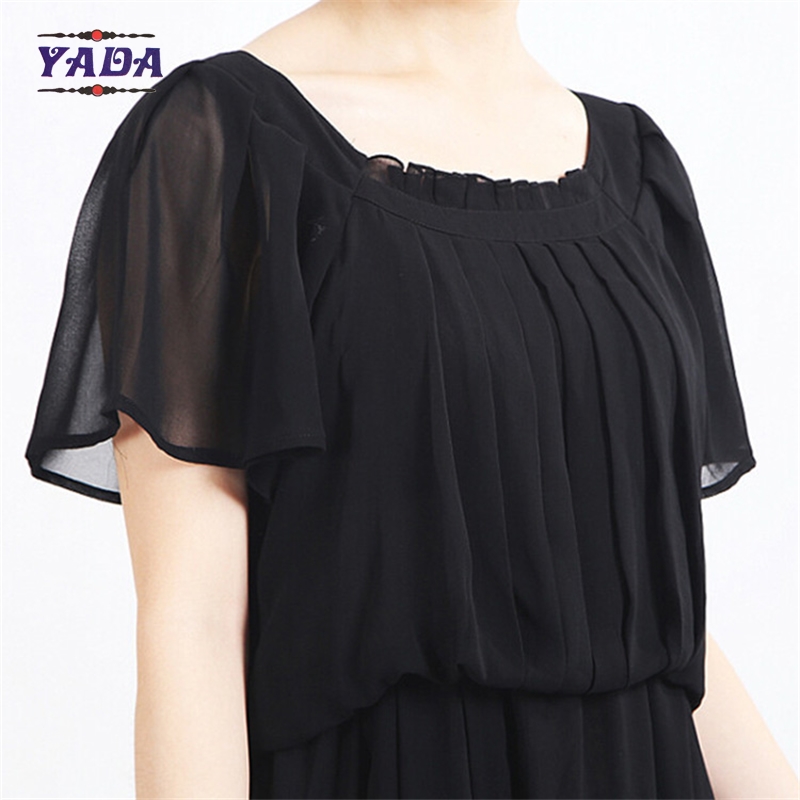 Short sleeve fashion women wome sexy summer beach dress chiffon dresses in cheap price