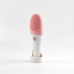 Wholesale 450mAh 50HZ Sonic Silicone Cleansing Brush Silicone Facial Cleansing Device from china suppliers