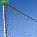 Outdoor 3.0mm Wire Dia PVC Coating Chain Link Fence Roll 50ft