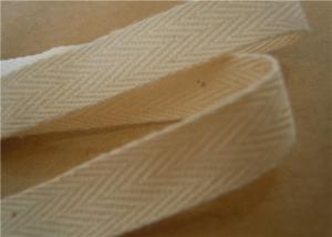 Wholesale 25mm garment white cotton webbing straps ribbons with weave customized from china suppliers