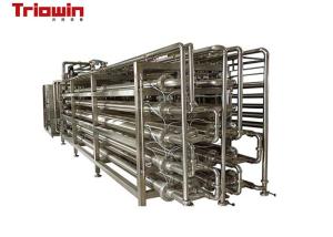 Wholesale Tube In Tube Food Sterilizer Machine , Juice Sterilizer SO 9001certification from china suppliers