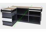 Retail Shop Cash Counter Table Equipment / Supermarket Money Counter For Billing