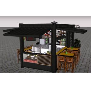Wholesale 20ft 40ft Design Tiny Fast Food Store Prefab Shipping Container Coffee Shop Cafe Bar from china suppliers