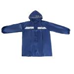 Blue Reflective Rainwear Jacket Safety Workwear For Working Hiking Outdoor