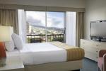 Fashion Design of Hotel room Interior Furniture by White painting Queen Bed with
