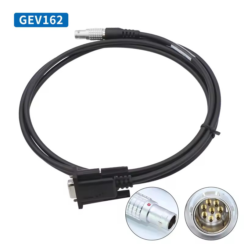 Leica GPS RTK GS10/14/15/16 GEV162 GEV234 GEV218 GEV Series Data Transfer 8-pin Cable for Precise Data Transfer
