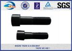 Oxide Black 10.9 Grade Hexagon Railway Bolt Hardness 43 To 47 Cold Bending 90