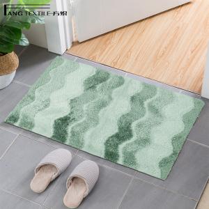 Wholesale 17X24 Inch Rectangle Striped Anti Slip Bath Mat Machine washable from china suppliers