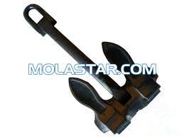 Wholesale Molastar New Style Steel Boat Byers Anchor Marine Ship Byers Anchor Stockless Anchor For Marine from china suppliers