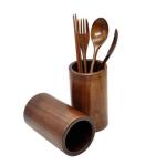 Household Teak Wooden Utensil Set Acacia Kitchen Cooking Spoon For Non Stick Pan