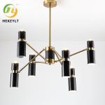 Modern simple Iron 8 Heads pendant light livingroom kitchen bedroom light