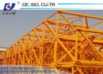 150m Tower Crane Lifting Height Top Slewing Crane 1600*1600*2500mm Block Mast