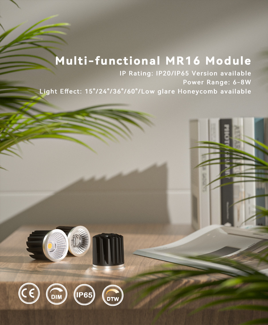 50mm MR16 Module 3000K LED IP65 / IP20 For Commercial Lighting