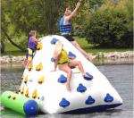 Business Logo / Slogan Printed Iceberg For Inflatable Water Games In Park And