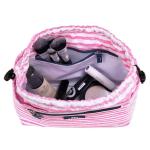 Makeup & Cosmetic Bag, Cinch-Top Closure, 4 Open Pockets, Water Resistant