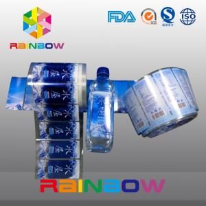 Wholesale Plastic Bottle Shrink Sleeve Labels , PVC Shrink Plastic Lable Blowing from china suppliers