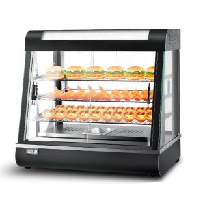 Wholesale Commercial Kitchen Hot Food Display Merchandiser with Sliding Doors and 28KG Capacity from china suppliers