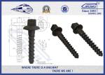Carbon Steel Q235 Railway Sleeper Screws , Railroad Screw 5.6 Grade