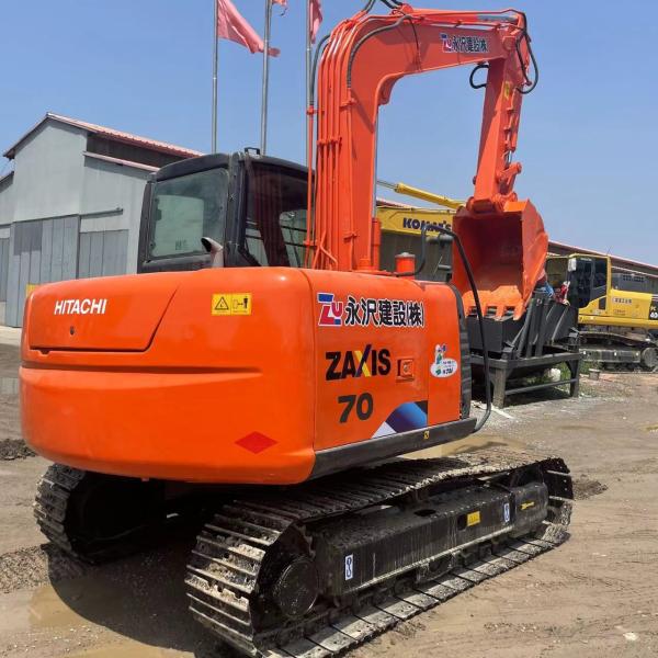 Used mini excavator Hitachi 70 digger small used machinery 7 tons hand earth
