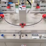 Digital Display Aluminum Door Making Machine Profile Single Head Miter Saw