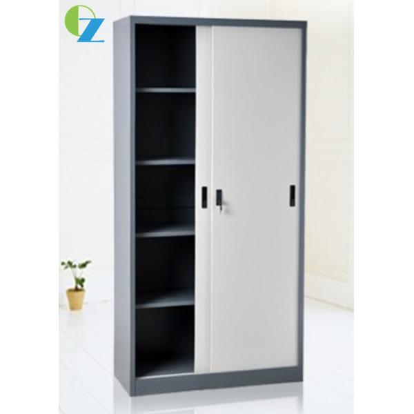 KD Structure Big Filing Cabinet Sliding Door Cold Rolled Steel