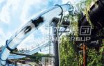 One Rider Fiberglass Water Slides , Outdoor Fiber Glass Body Slide / Aqua loop