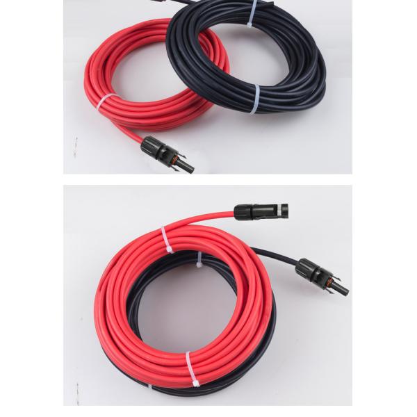 16ft 1 Pair Pv Solar Panel Extensions Cable With Solar Male And Female Connector