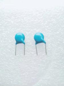 Wholesale Durable Y2 1000 Pf Ceramic Disc Capacitor , Multifunctional Blue Ceramic Capacitor from china suppliers