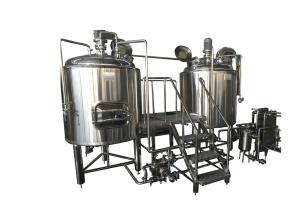 Wholesale 500L 1000L 1500L Stainless Steel 304/316L Small Brewing Equipment Brewing System from china suppliers