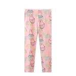 Pink Full Print Knitted Autumn Junior Girls' Pants Pants and Leggings