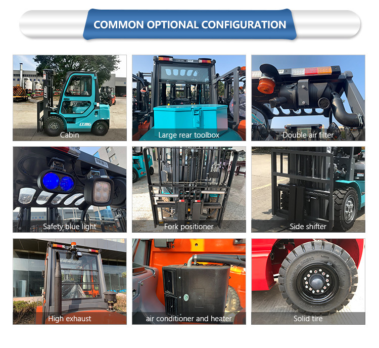 LTMG all terrain forklift truck 3.5ton forklift 2WD 4WD diesel powered forklift rough terrain forklift