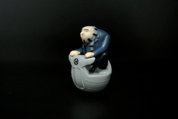 Grey Color Gru Action Figure , Cartoon Characters Toys For Souvenir